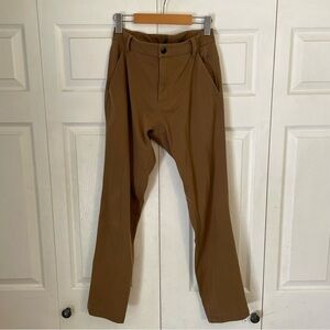Lululemon Tan/Brown Commission Pants 28” waist